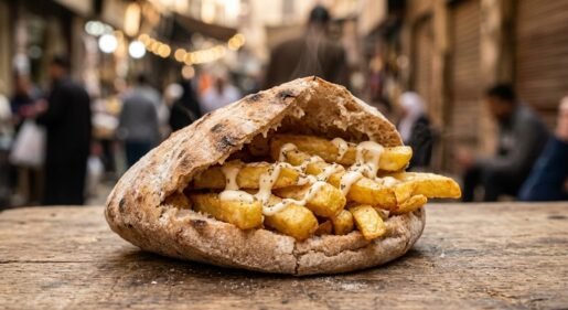 سندوتش بطاطس مايونيز